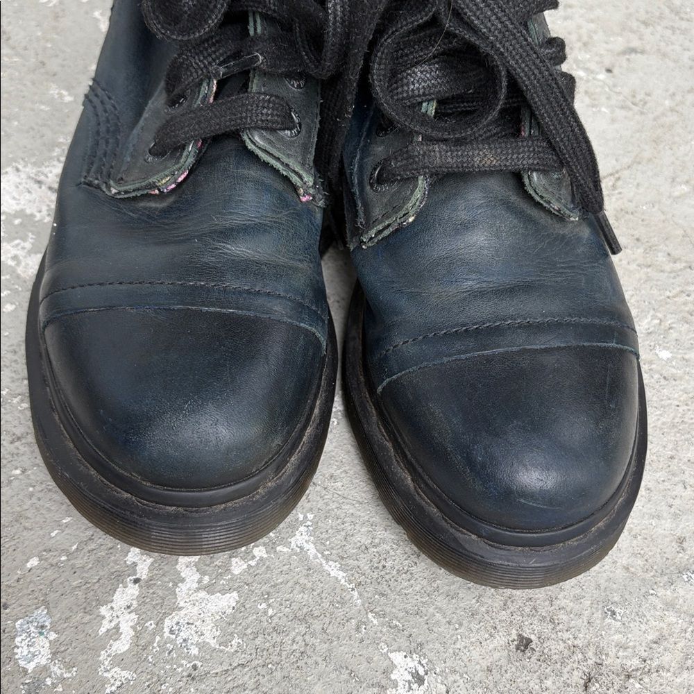 Dr Martens Triump 1914 floral combat boots - Picture 3 of 8